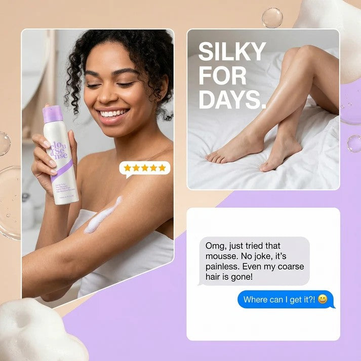 CloudSense — Crema Depilatoria Sin Dolor